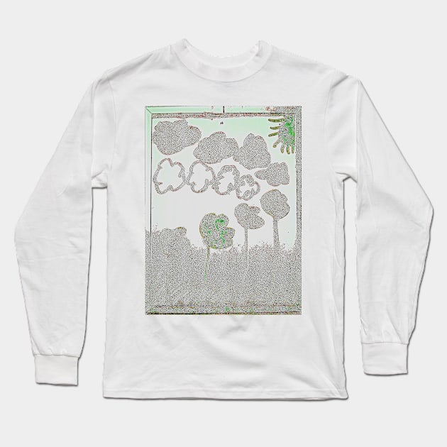 A Hint of Life Etching Long Sleeve T-Shirt by Tovers